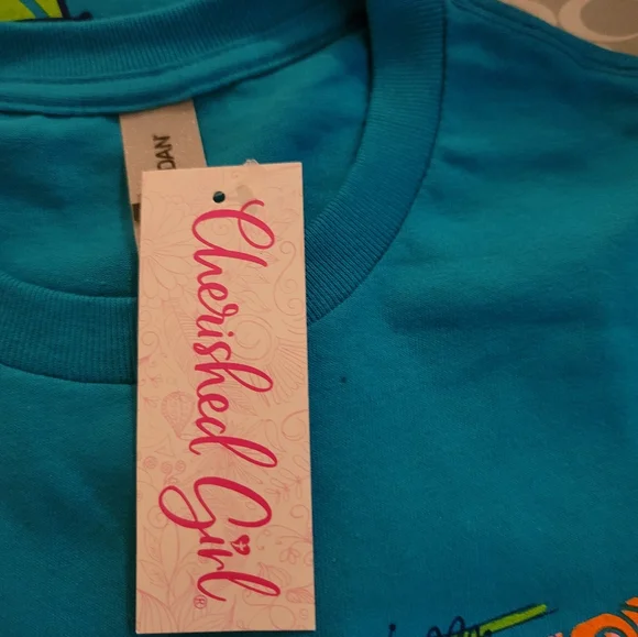 NWT blue cherished girl short sleeve t-shirt. - Picture 4 of 4
